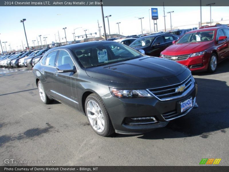 Ashen Gray Metallic / Jet Black 2014 Chevrolet Impala LTZ