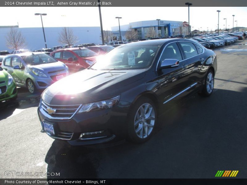 Ashen Gray Metallic / Jet Black 2014 Chevrolet Impala LTZ