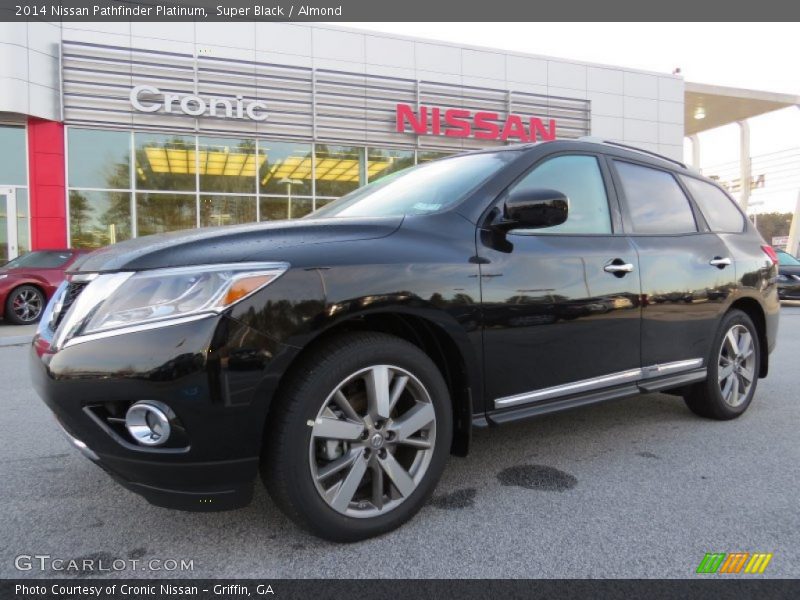 Super Black / Almond 2014 Nissan Pathfinder Platinum