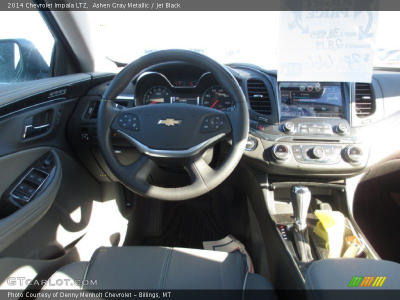 Ashen Gray Metallic / Jet Black 2014 Chevrolet Impala LTZ