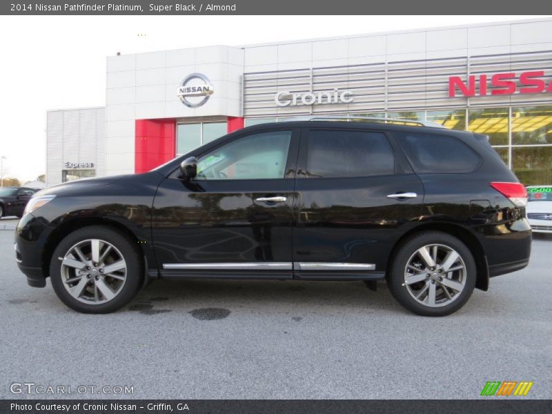 Super Black / Almond 2014 Nissan Pathfinder Platinum