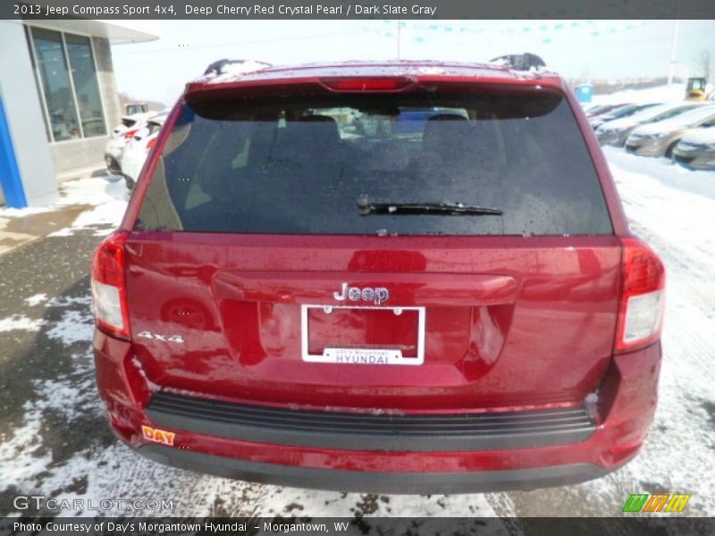 Deep Cherry Red Crystal Pearl / Dark Slate Gray 2013 Jeep Compass Sport 4x4