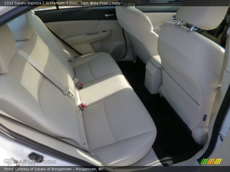 Satin White Pearl / Ivory 2013 Subaru Impreza 2.0i Premium 4 Door