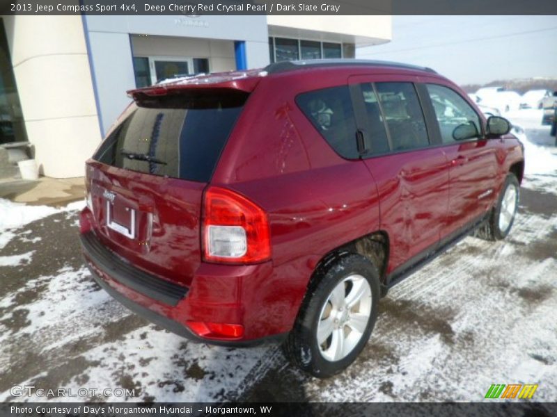 Deep Cherry Red Crystal Pearl / Dark Slate Gray 2013 Jeep Compass Sport 4x4