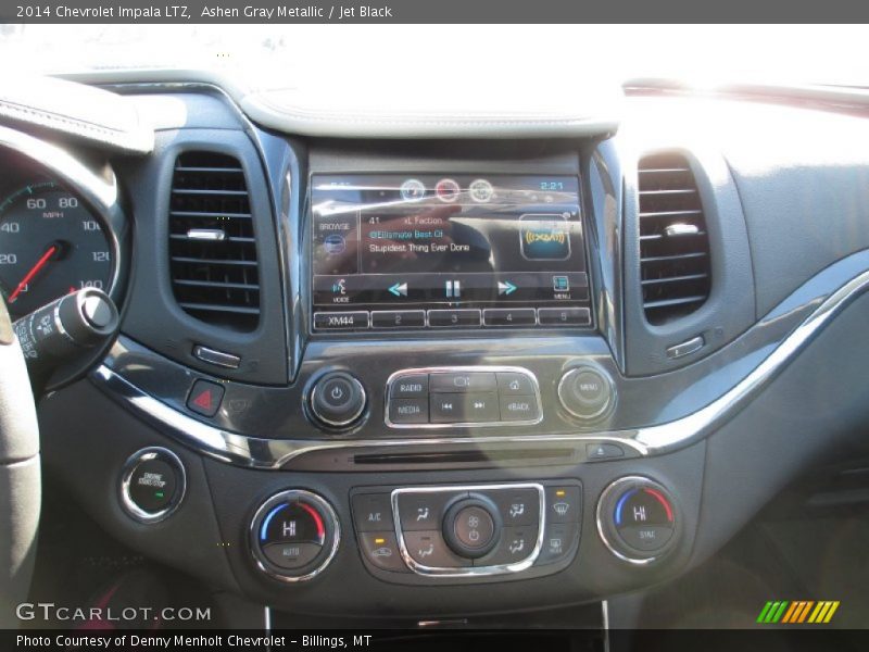 Ashen Gray Metallic / Jet Black 2014 Chevrolet Impala LTZ