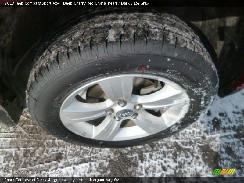 Deep Cherry Red Crystal Pearl / Dark Slate Gray 2013 Jeep Compass Sport 4x4