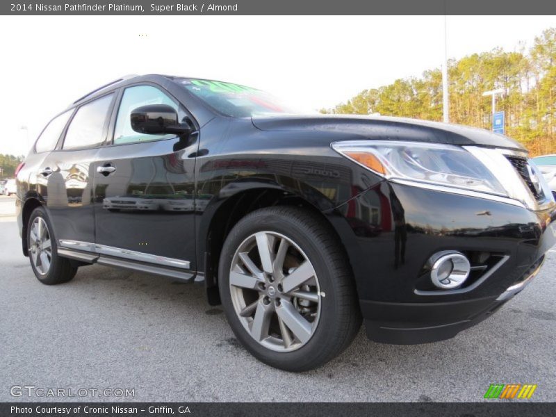 Super Black / Almond 2014 Nissan Pathfinder Platinum