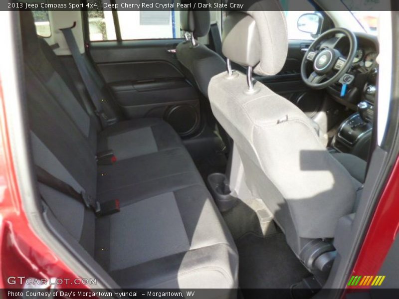 Deep Cherry Red Crystal Pearl / Dark Slate Gray 2013 Jeep Compass Sport 4x4