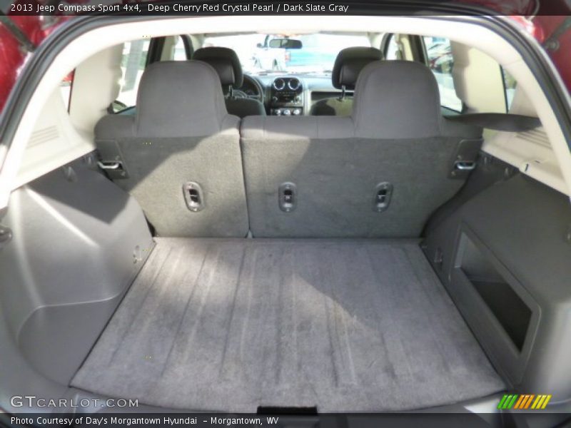 Deep Cherry Red Crystal Pearl / Dark Slate Gray 2013 Jeep Compass Sport 4x4