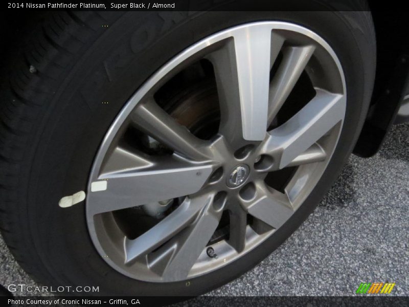 Super Black / Almond 2014 Nissan Pathfinder Platinum