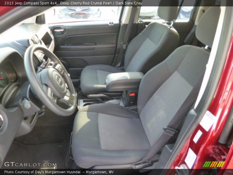Deep Cherry Red Crystal Pearl / Dark Slate Gray 2013 Jeep Compass Sport 4x4