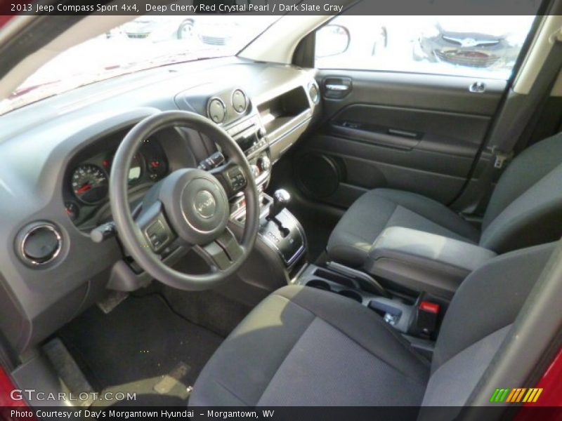 Deep Cherry Red Crystal Pearl / Dark Slate Gray 2013 Jeep Compass Sport 4x4