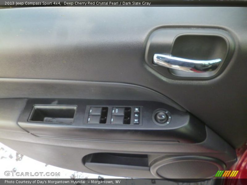 Deep Cherry Red Crystal Pearl / Dark Slate Gray 2013 Jeep Compass Sport 4x4