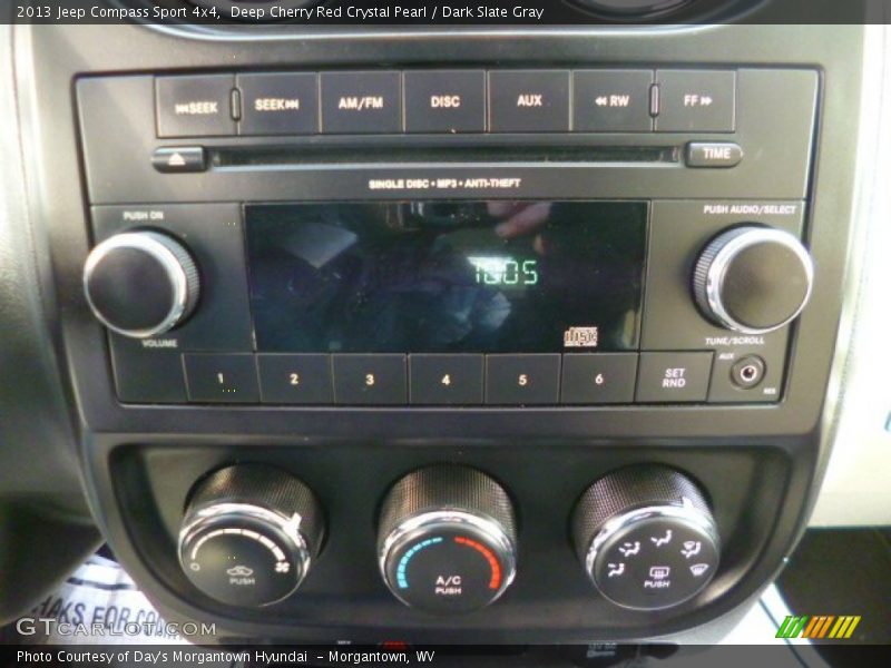 Deep Cherry Red Crystal Pearl / Dark Slate Gray 2013 Jeep Compass Sport 4x4