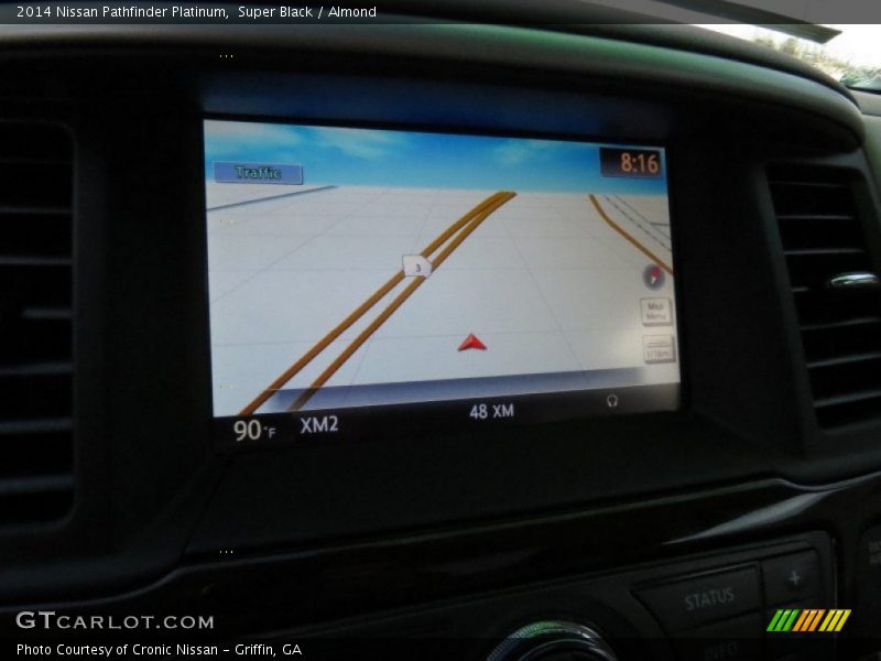 Super Black / Almond 2014 Nissan Pathfinder Platinum