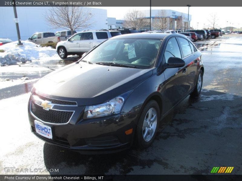 Tungsten Metallic / Jet Black 2014 Chevrolet Cruze LT