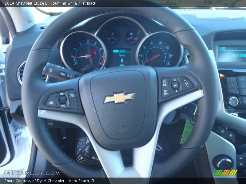Summit White / Jet Black 2014 Chevrolet Cruze LT