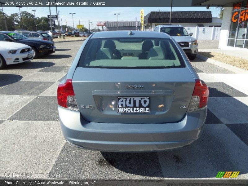 Chameleon Blue Metallic / Quartz 2008 Volvo S40 2.4i