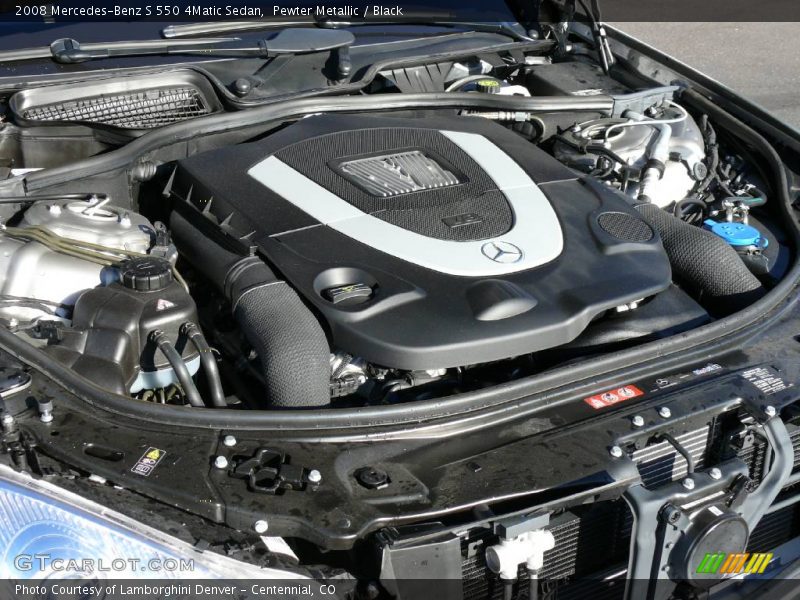 Pewter Metallic / Black 2008 Mercedes-Benz S 550 4Matic Sedan