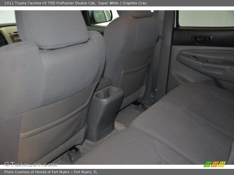 Super White / Graphite Gray 2011 Toyota Tacoma V6 TRD PreRunner Double Cab