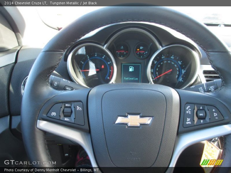 Tungsten Metallic / Jet Black 2014 Chevrolet Cruze LT