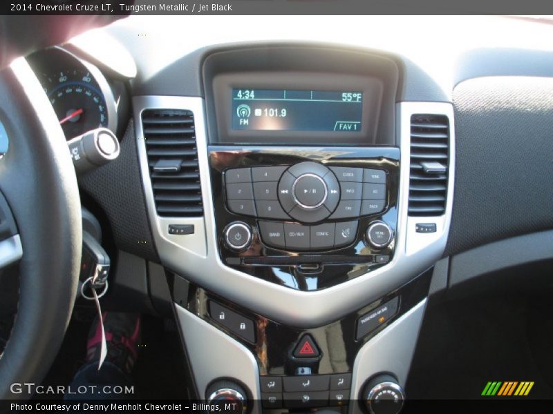Tungsten Metallic / Jet Black 2014 Chevrolet Cruze LT