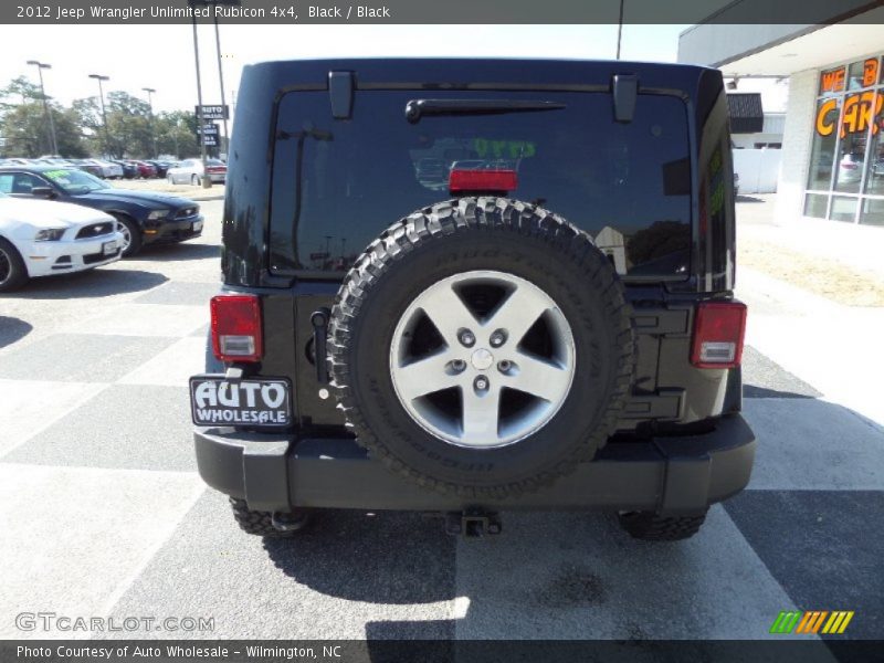 Black / Black 2012 Jeep Wrangler Unlimited Rubicon 4x4
