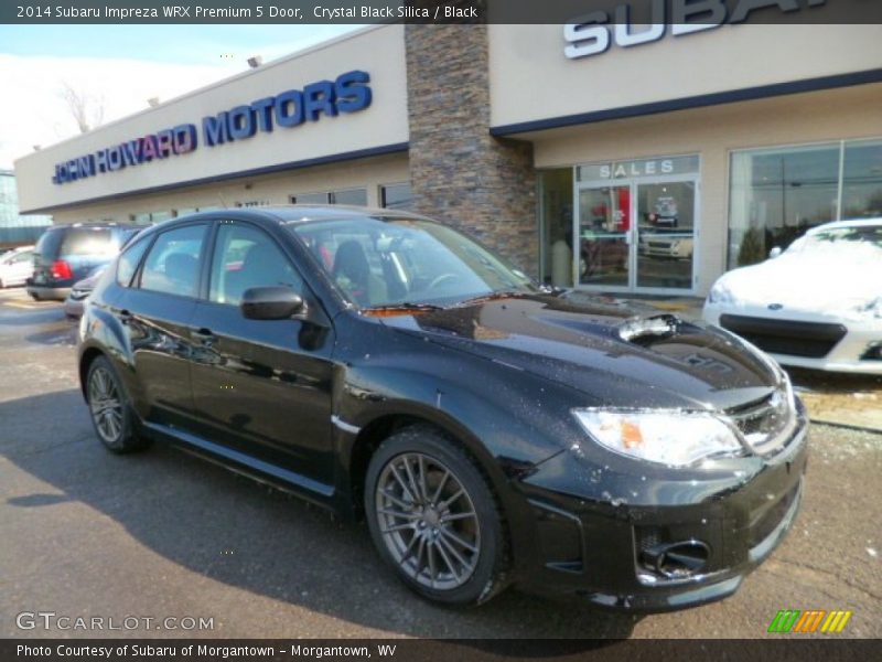 Crystal Black Silica / Black 2014 Subaru Impreza WRX Premium 5 Door