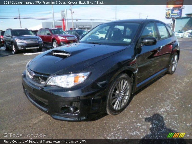 Crystal Black Silica / Black 2014 Subaru Impreza WRX Premium 5 Door