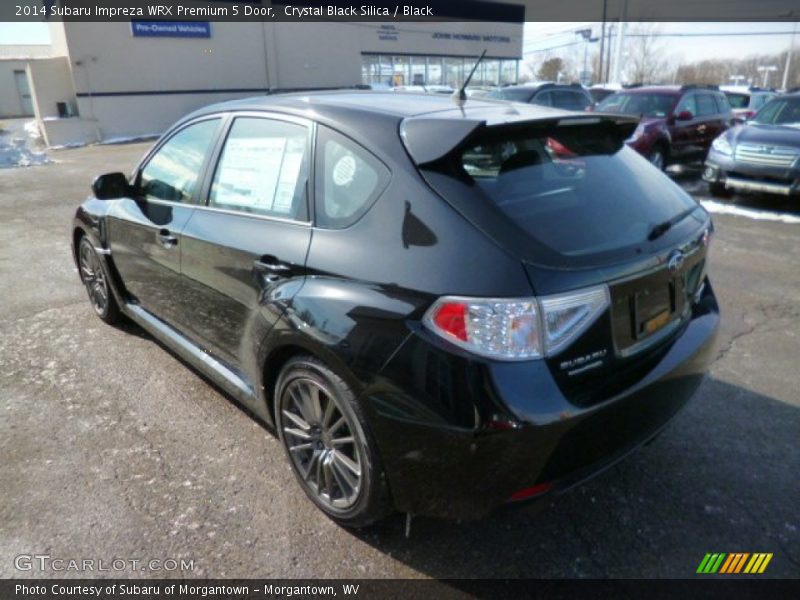 Crystal Black Silica / Black 2014 Subaru Impreza WRX Premium 5 Door