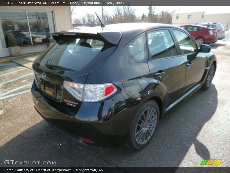 Crystal Black Silica / Black 2014 Subaru Impreza WRX Premium 5 Door