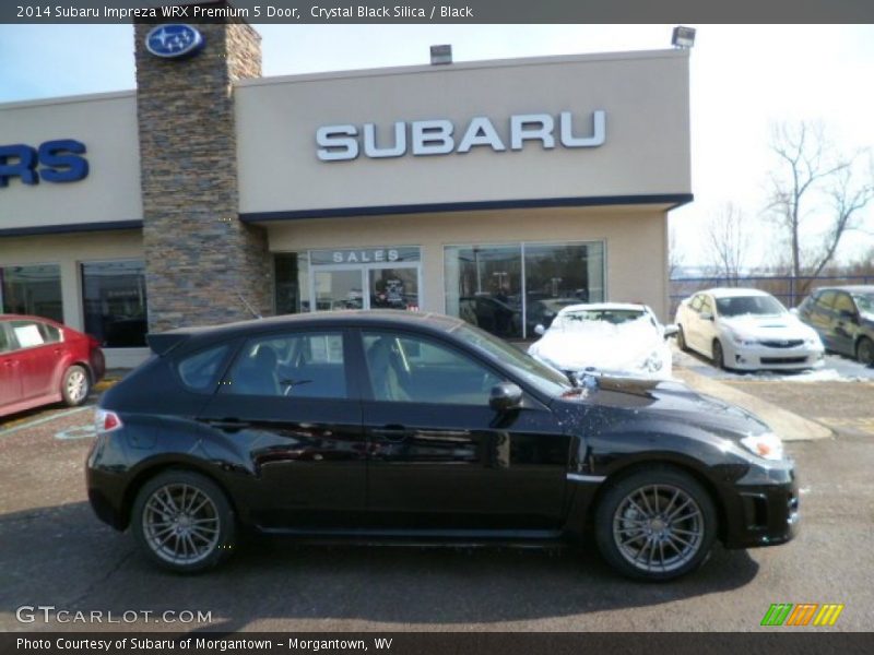 Crystal Black Silica / Black 2014 Subaru Impreza WRX Premium 5 Door