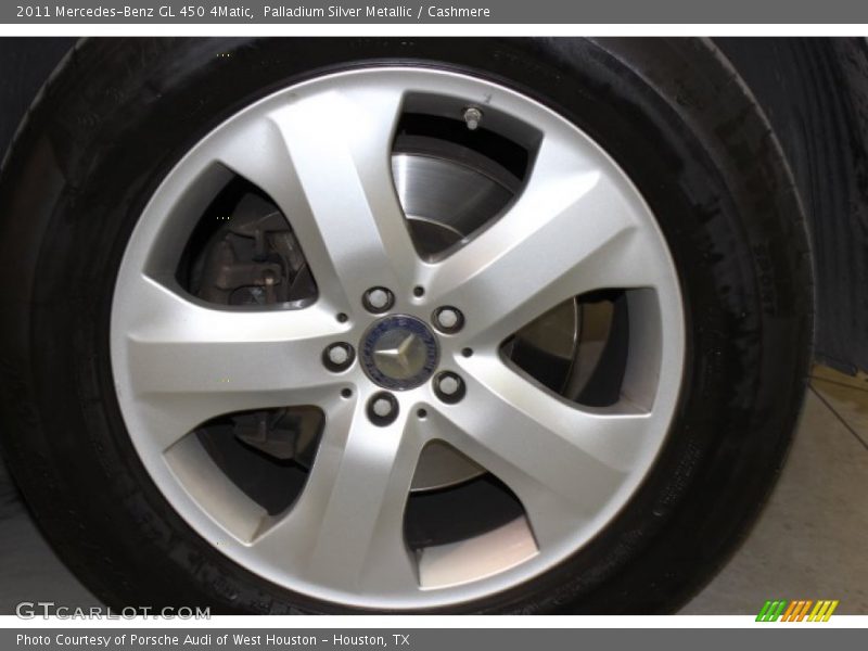 Palladium Silver Metallic / Cashmere 2011 Mercedes-Benz GL 450 4Matic