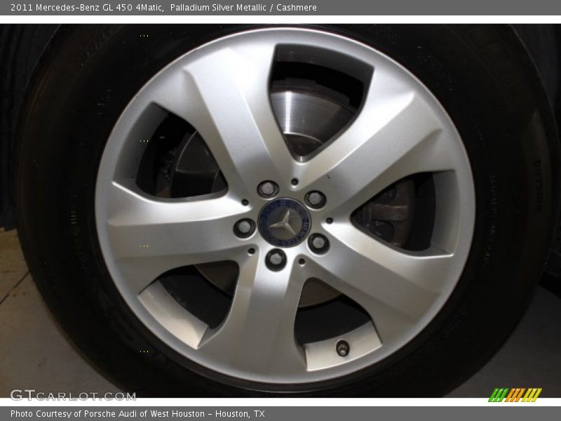Palladium Silver Metallic / Cashmere 2011 Mercedes-Benz GL 450 4Matic