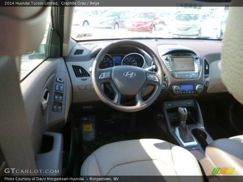 Graphite Gray / Beige 2014 Hyundai Tucson Limited