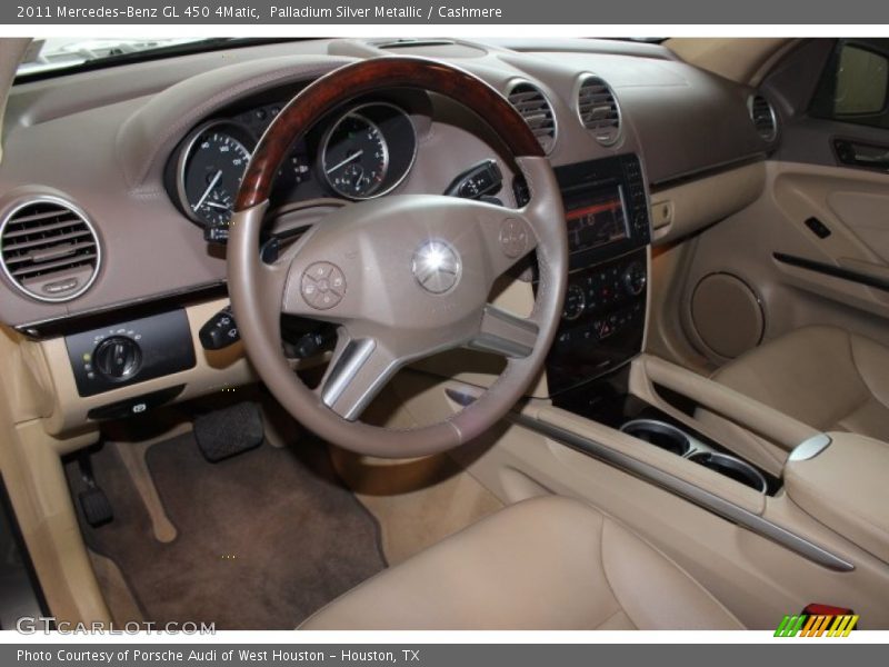 Palladium Silver Metallic / Cashmere 2011 Mercedes-Benz GL 450 4Matic