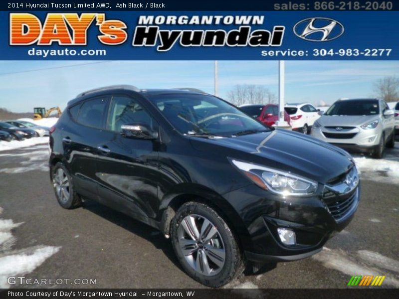 Ash Black / Black 2014 Hyundai Tucson Limited AWD