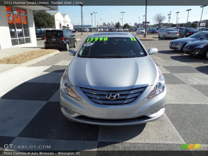 Radiant Silver / Gray 2011 Hyundai Sonata Limited