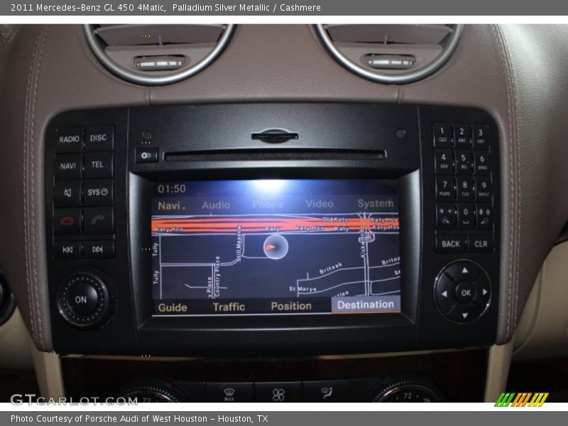 Palladium Silver Metallic / Cashmere 2011 Mercedes-Benz GL 450 4Matic