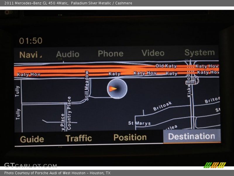 Palladium Silver Metallic / Cashmere 2011 Mercedes-Benz GL 450 4Matic