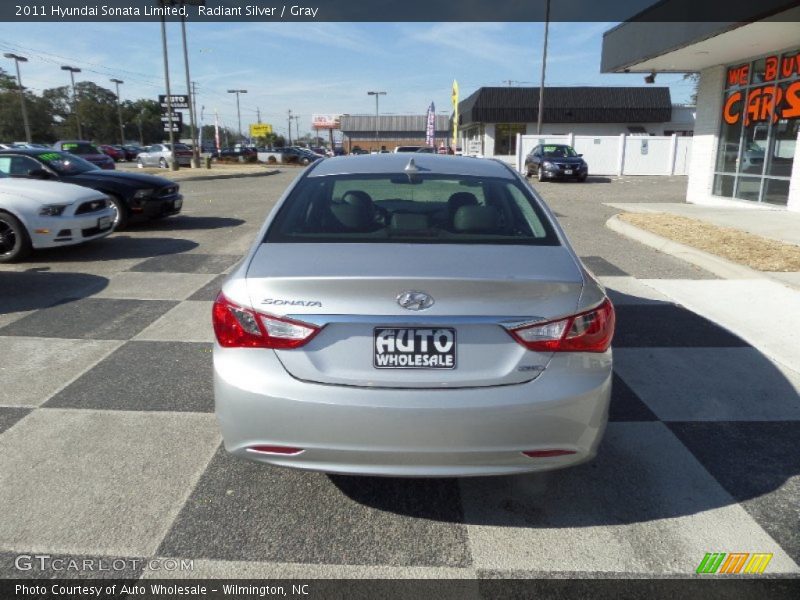 Radiant Silver / Gray 2011 Hyundai Sonata Limited