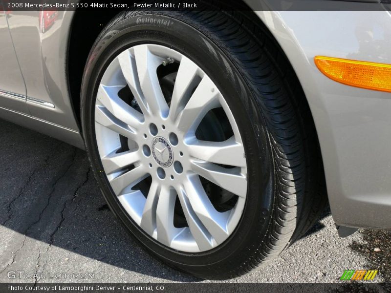 Pewter Metallic / Black 2008 Mercedes-Benz S 550 4Matic Sedan