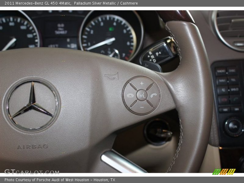 Palladium Silver Metallic / Cashmere 2011 Mercedes-Benz GL 450 4Matic