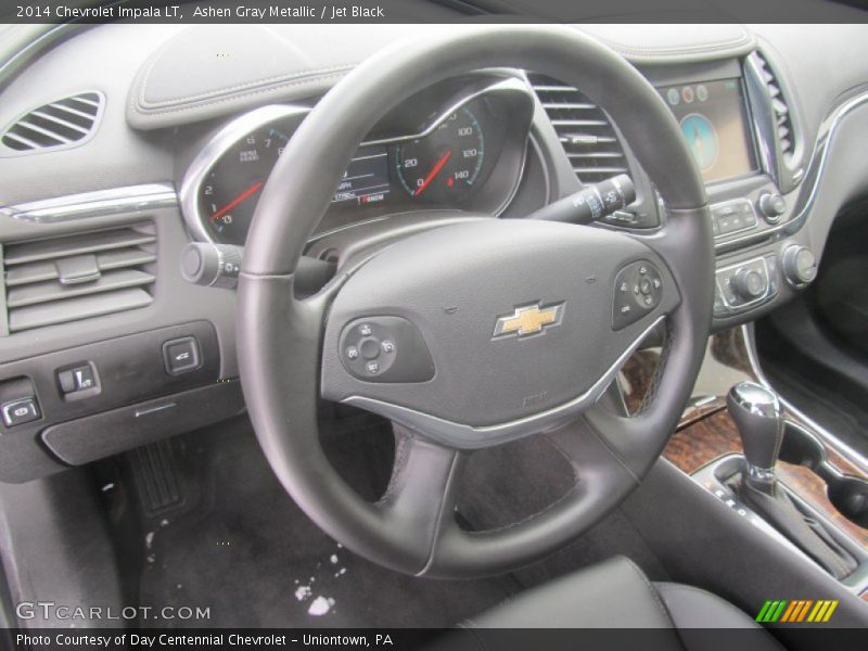 Ashen Gray Metallic / Jet Black 2014 Chevrolet Impala LT