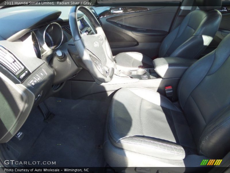 Radiant Silver / Gray 2011 Hyundai Sonata Limited