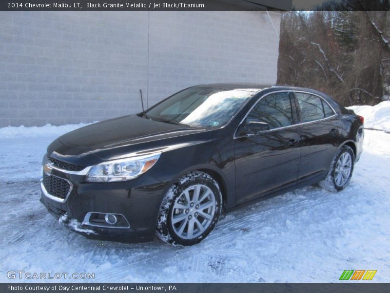 Black Granite Metallic / Jet Black/Titanium 2014 Chevrolet Malibu LT