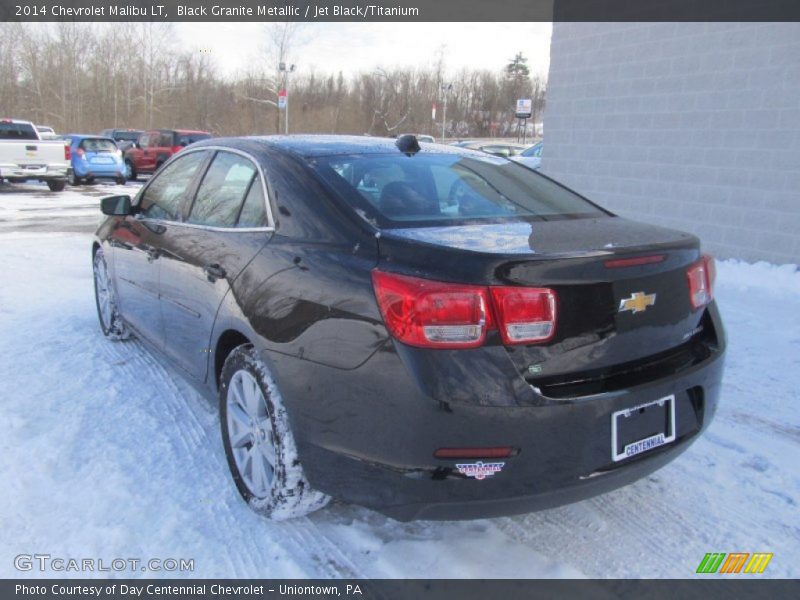 Black Granite Metallic / Jet Black/Titanium 2014 Chevrolet Malibu LT
