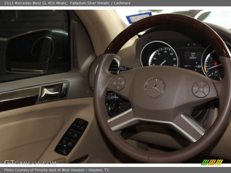 Palladium Silver Metallic / Cashmere 2011 Mercedes-Benz GL 450 4Matic
