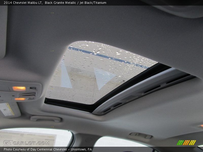 Black Granite Metallic / Jet Black/Titanium 2014 Chevrolet Malibu LT