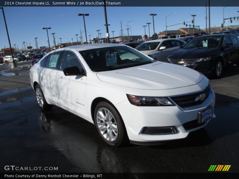 Summit White / Jet Black/Dark Titanium 2014 Chevrolet Impala LS